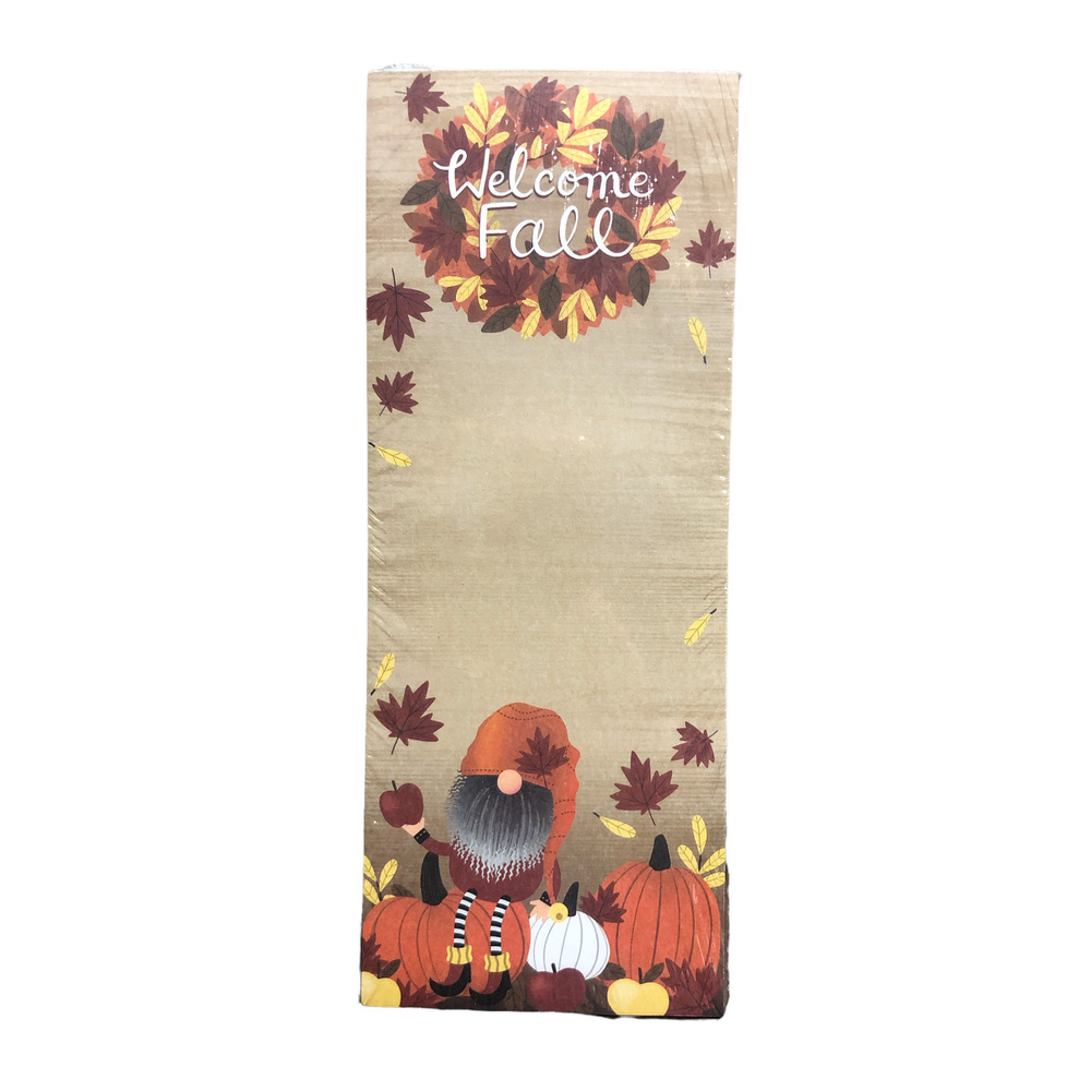 Gnome Magnetic List Note Pads 30 Sheets - Welcome Fall
